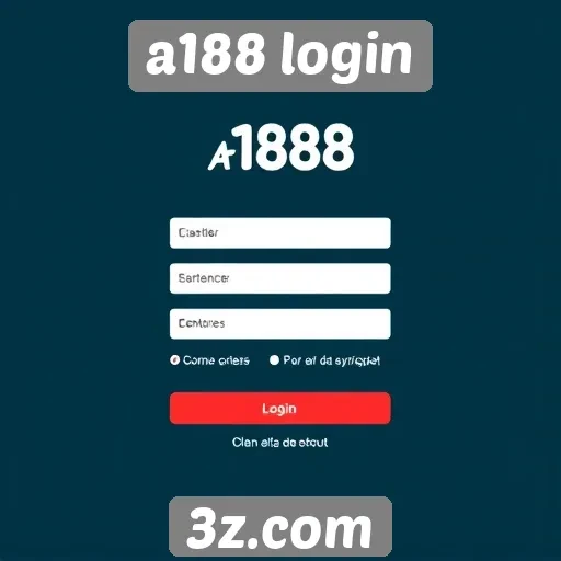 Interface do A188 login é intuitiva e fácil de usar